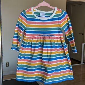 Hanna Andersson Striped dress 18-24m vguc